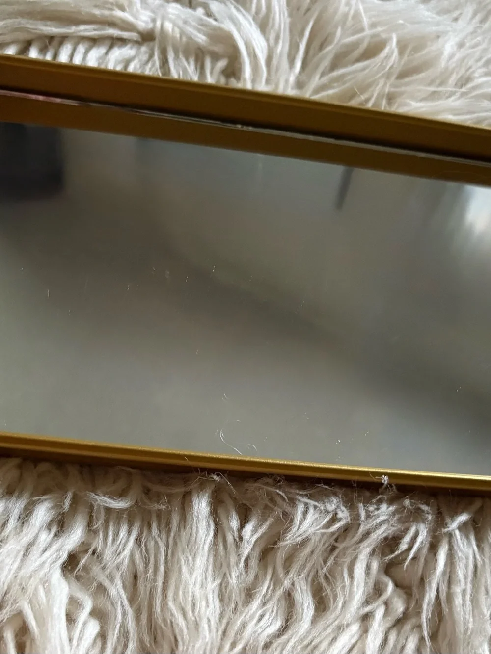 Target Gold Metal Bow Vanity Tray NEW Bullseye Playground Mirror Display Decor